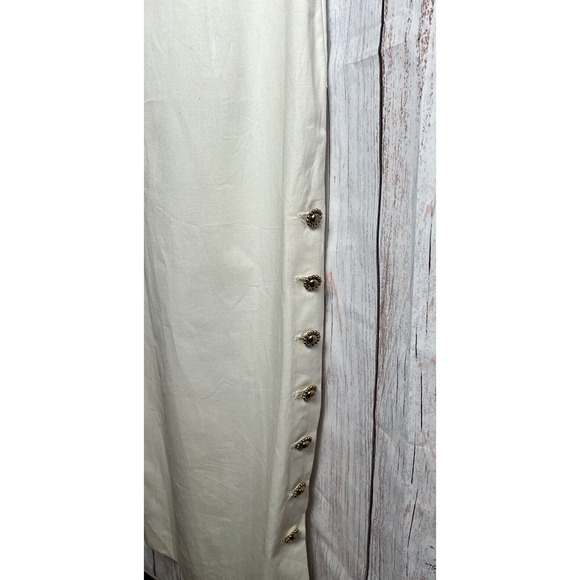 Vintage 1990s Michael Angela Collections White Maxi Dress Size 4 - Picture 4 of 8